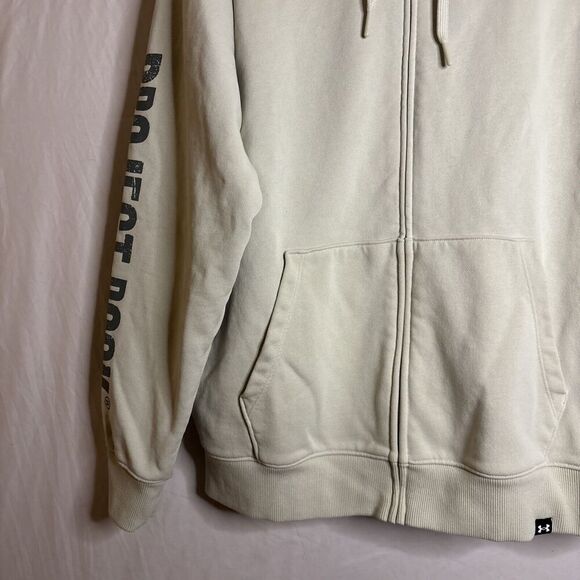 Under Armour Men's Project Rock Heavyweight Tools Of The Trade Full-Zip Hoodie - Picture 3 of 11